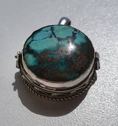Ghau silver and turquoise