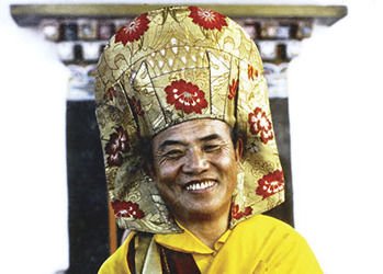 Plakat A3 -  XVI Karmapa w złotej koronie