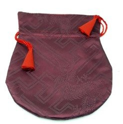 Bag for malas - claret