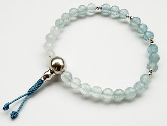 Mala 27 - aquamarine 6 mm