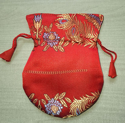 Bag for mala - red