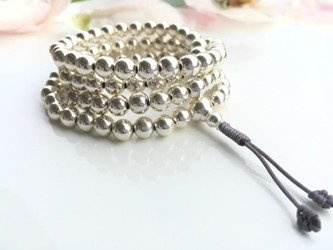 Mala 108 - silver 7 mm