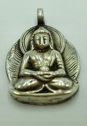 Silver pendant - Buddha Amitaba