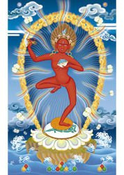 Red Dakini 35 x 58 mm