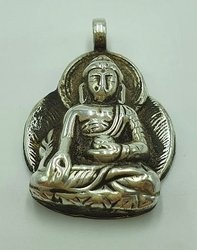 Silver pendant - Medicine Buddha