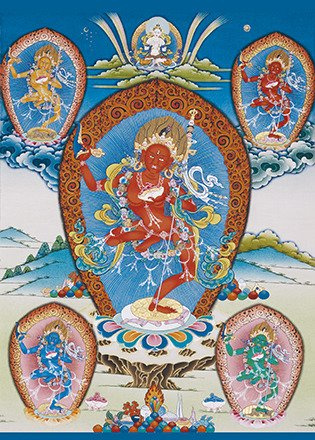 Plakat A3 - Czerwona Dakini