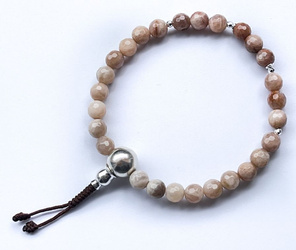 Mala 27 - sun stone 7 mm