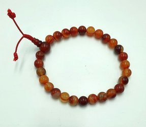 Mala 27 - red agate 8,5 mm