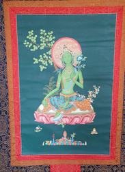 Thanka Green Tara