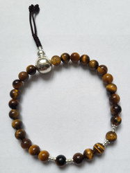 Mala 27 - tiger eye 6 mm