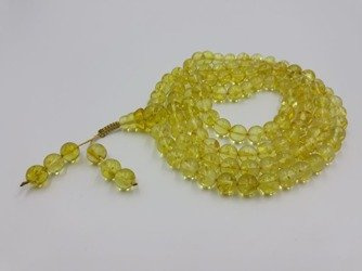 Mala 108 - citrine amber 9 mm