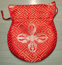 Bag for malas - red