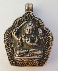 Silver ghau with Manjushree