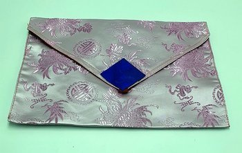 Etui na książeczki - liliowe we wzory