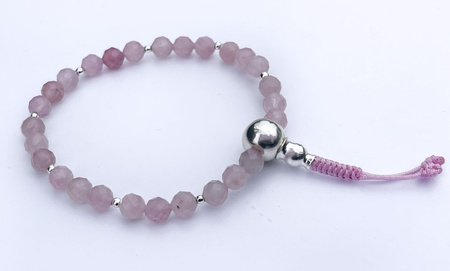 Mala 27 - kwarc różowy  6,5 mm