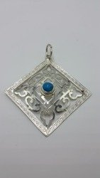 Silver pendant - Mandala