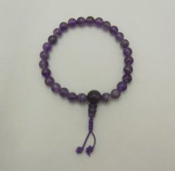 Mala 27 - amethyst 8 mm