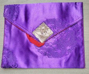 Etui for meditation leaflet - violet