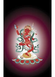 Red Dakini 50x80 mm