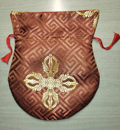 Bag for malas - brown