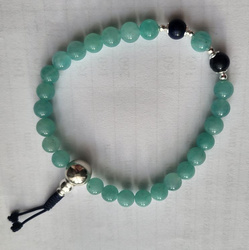 Mala 27 - Amazonit i lapis lazuli 7 mm