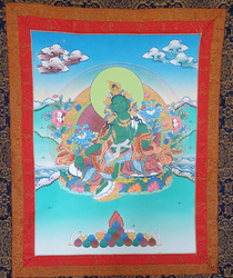 Thanka Green Tara