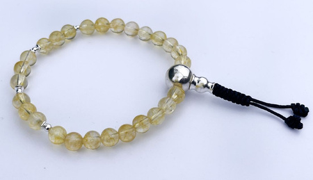 Mala 27 - citrine 6  mm