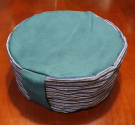 Poduszka medytacyjna okrągła zielona